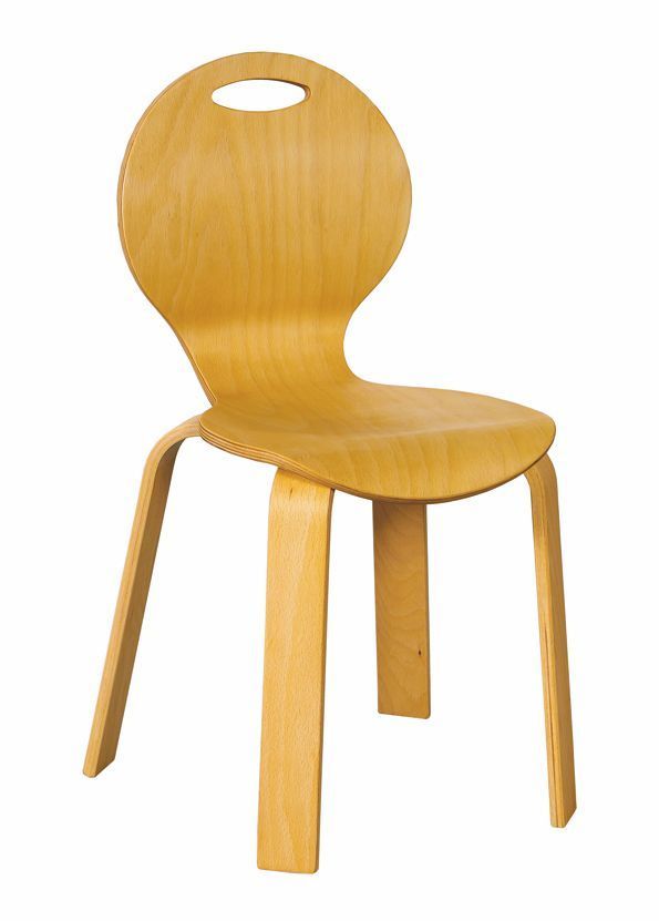Stuhl PEARL, Sitzschale natur oder farbig