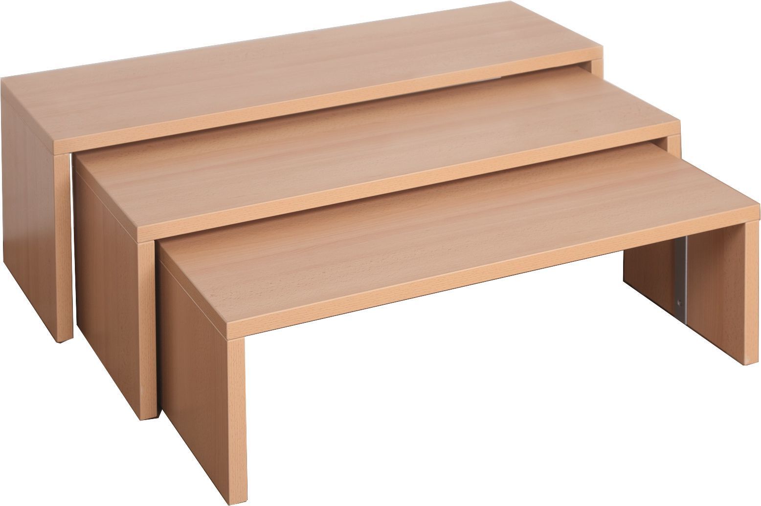 Sitzbänke 3er Set, 4 Dekore