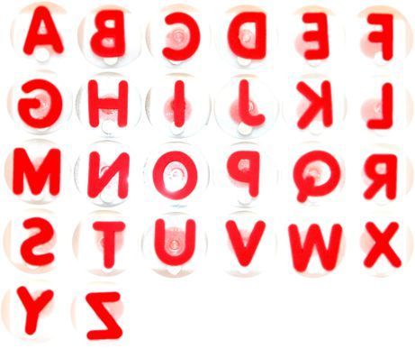 Riesen-Stempelset Großbuchstaben 26 Teile