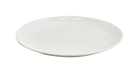 Dessertteller 19 cm Porzellan, weiß