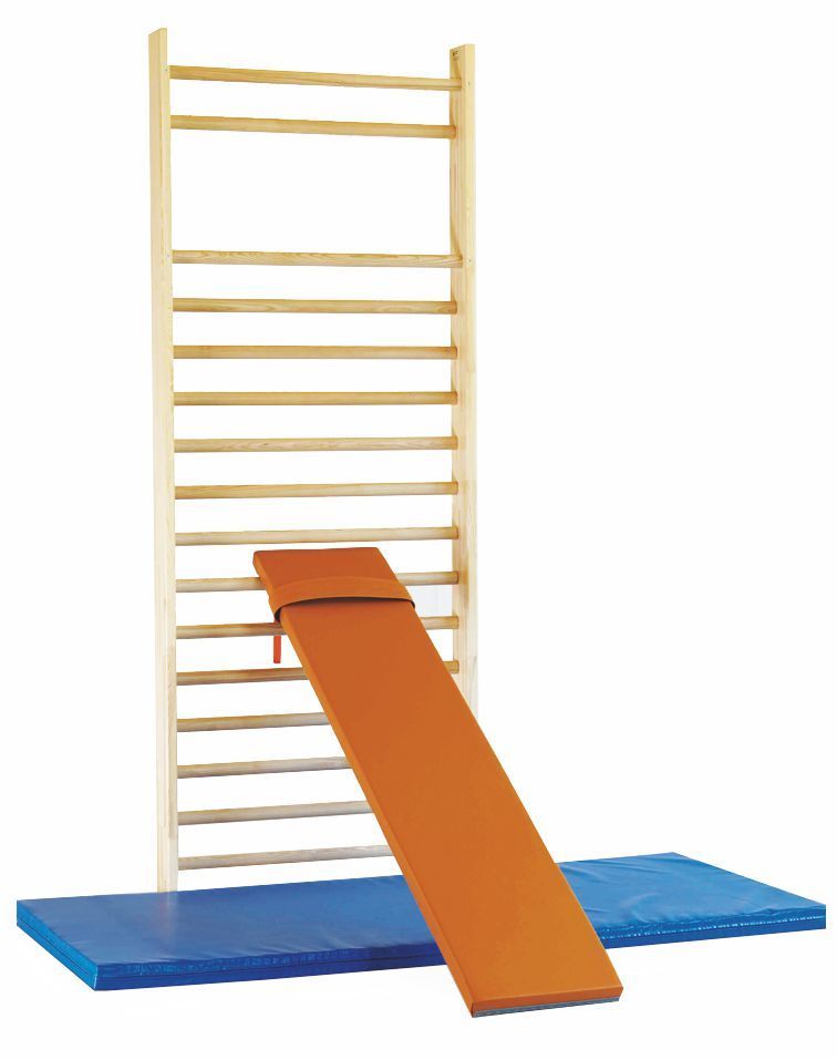 Sprossenwand nach DIN, 260 x 100 cm, 16 Sprossen