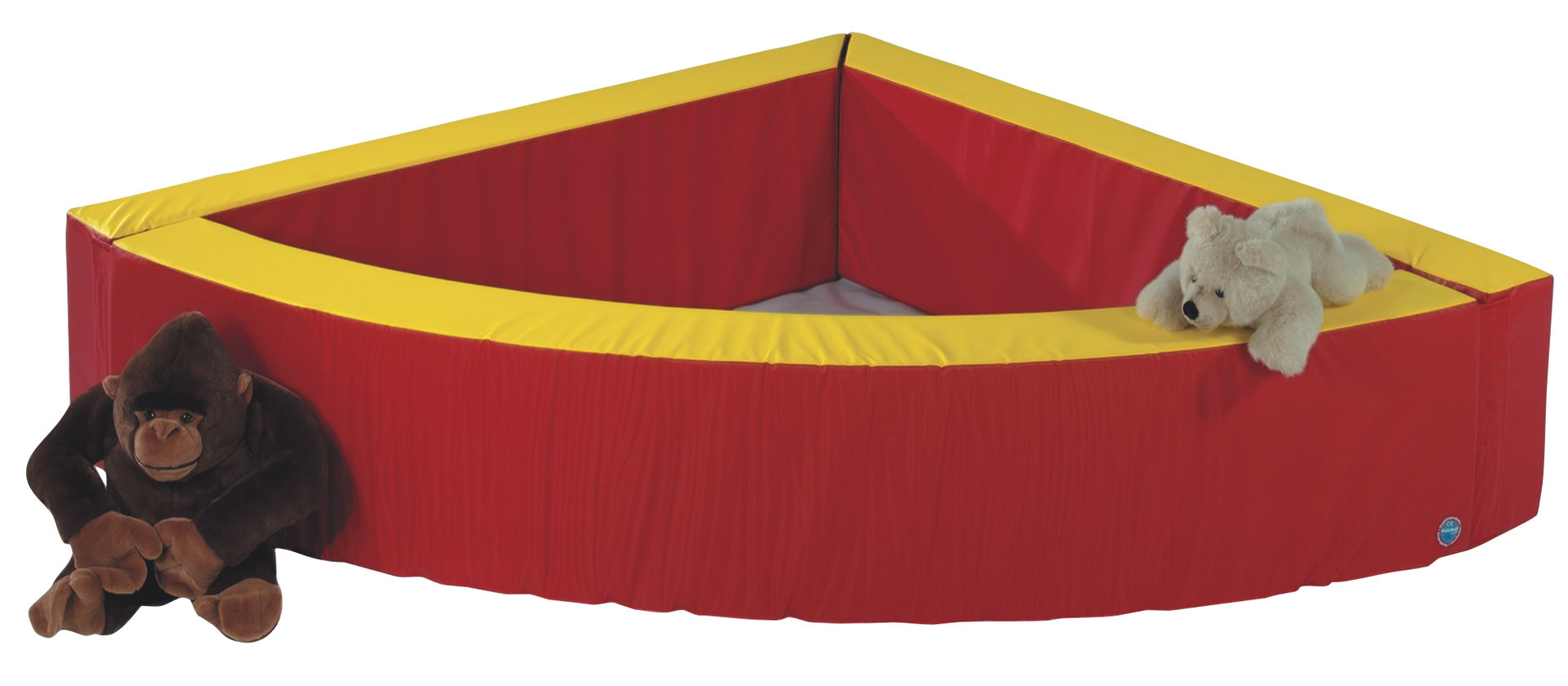 Ballbad Viertelkreis 200 x 200 x 50 cm