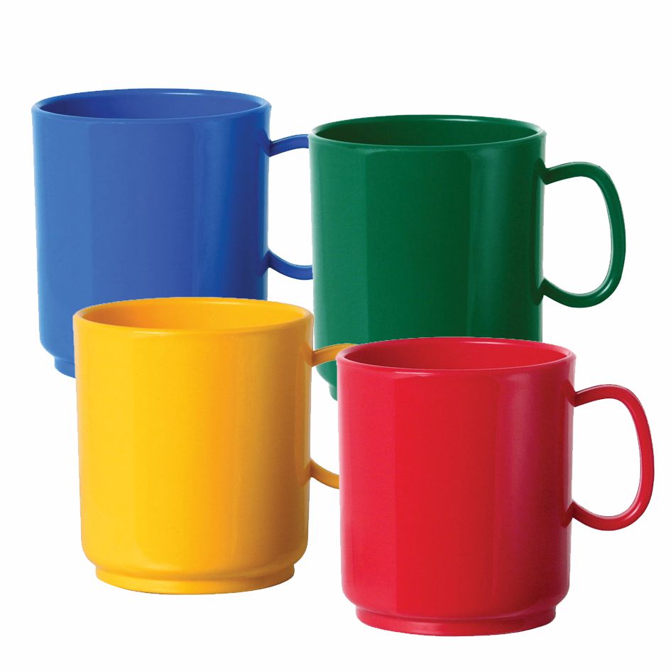 PP Henkelbecher WACA® 0,25 l, 4 Farben