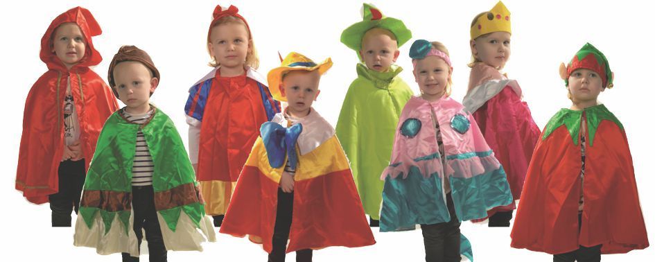 Kostüme-Set Märchenwelt 8-teilig
