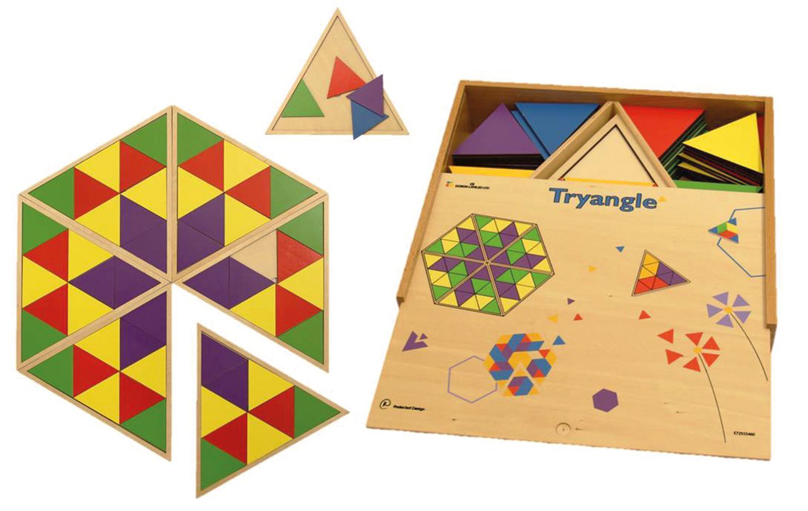 Riesen-Legespiel Dreiecke