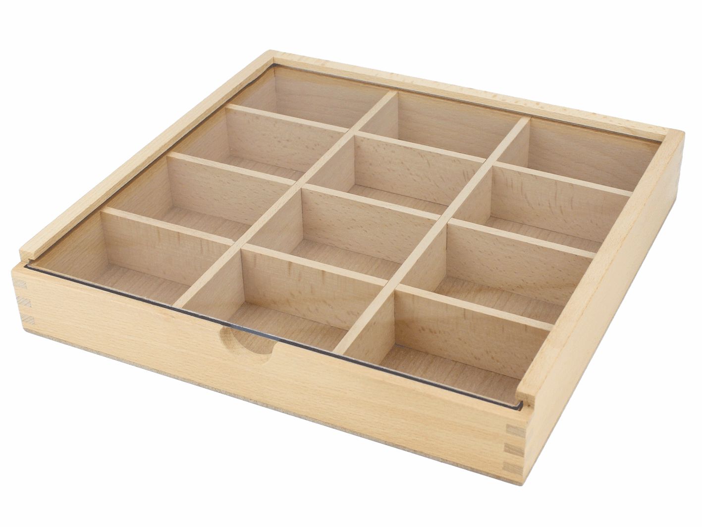 Sortierbox mit Schiebedeckel 29,5 x 28,5 cm