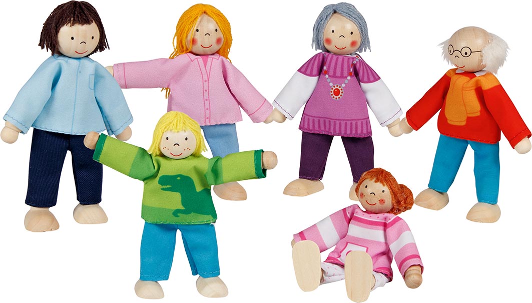 Goki Biegepuppen Moderne Familie