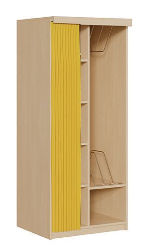 Liegepolsterschrank mit Vorhang, für 4 - 12 Polster