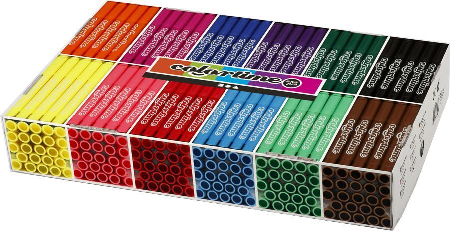 Colortime dicke Filzstifte 288 Stück