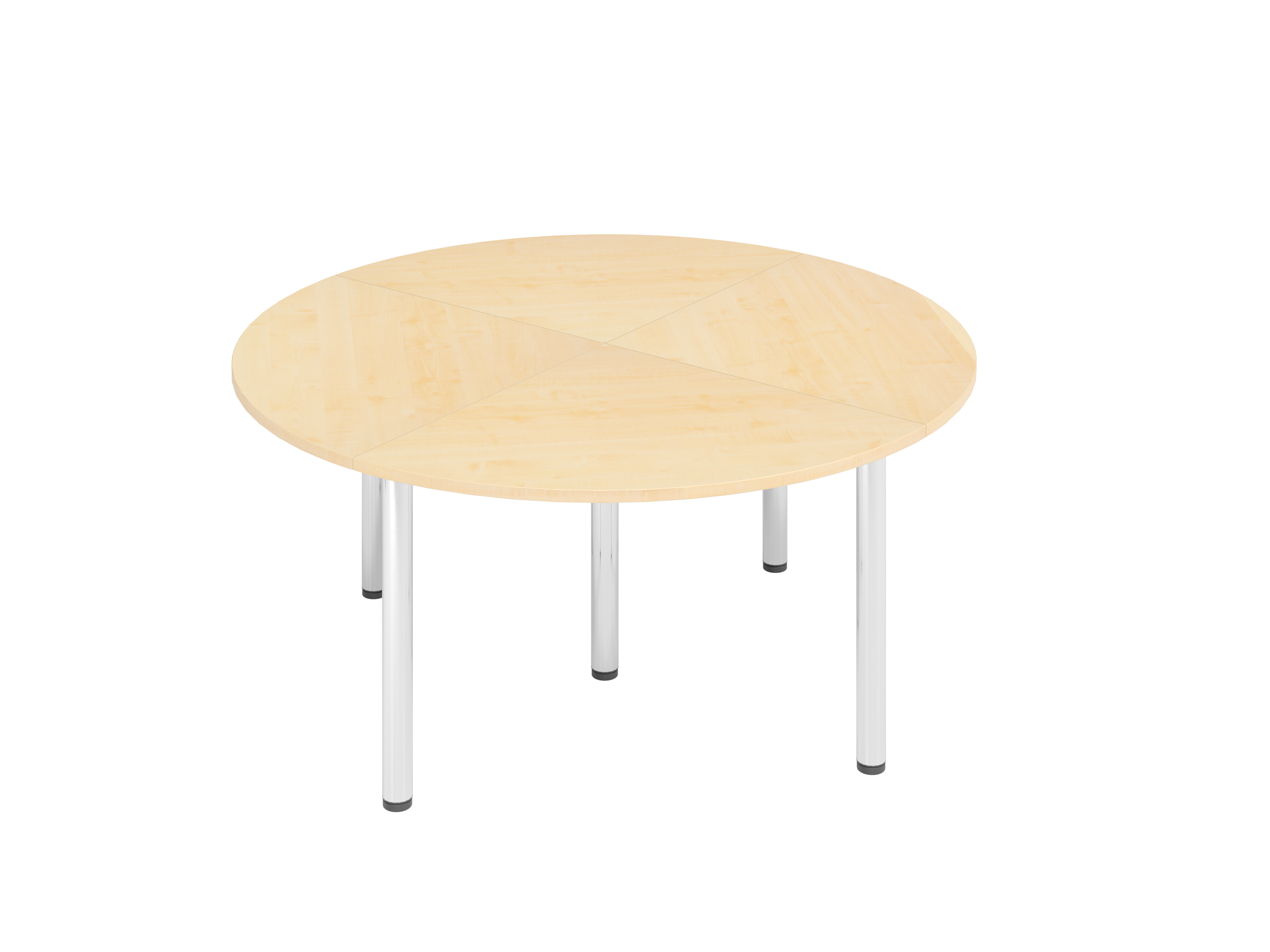 Konferenztisch Set K7, Dm 160 cm, 8 Dekore
