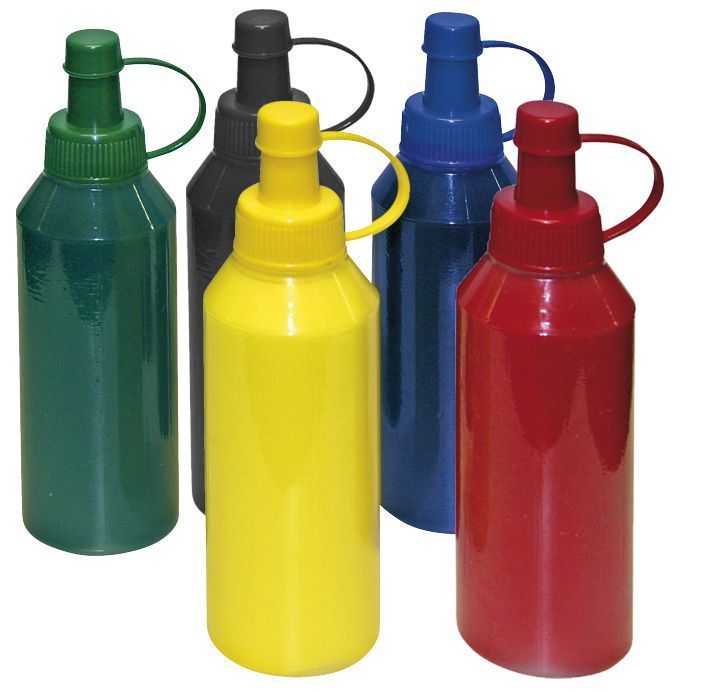 Stempelfarbe 125 ml in 5 Farben