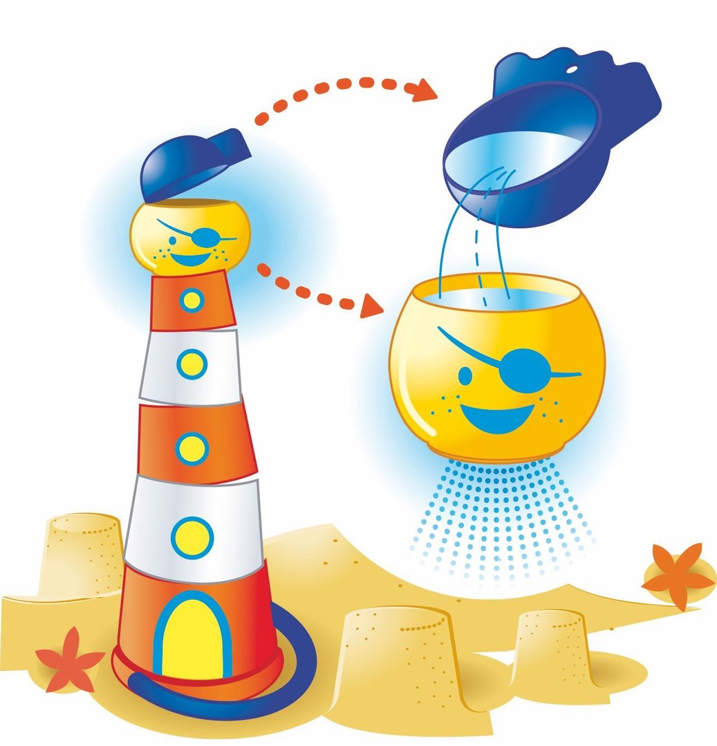 Leuchtturm Pyramide 7-teilig