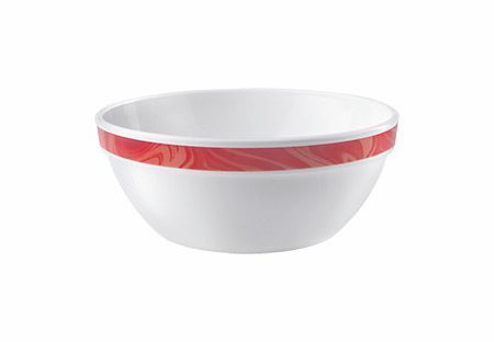 Stapelschale 12 cm Hartglas Natura Red