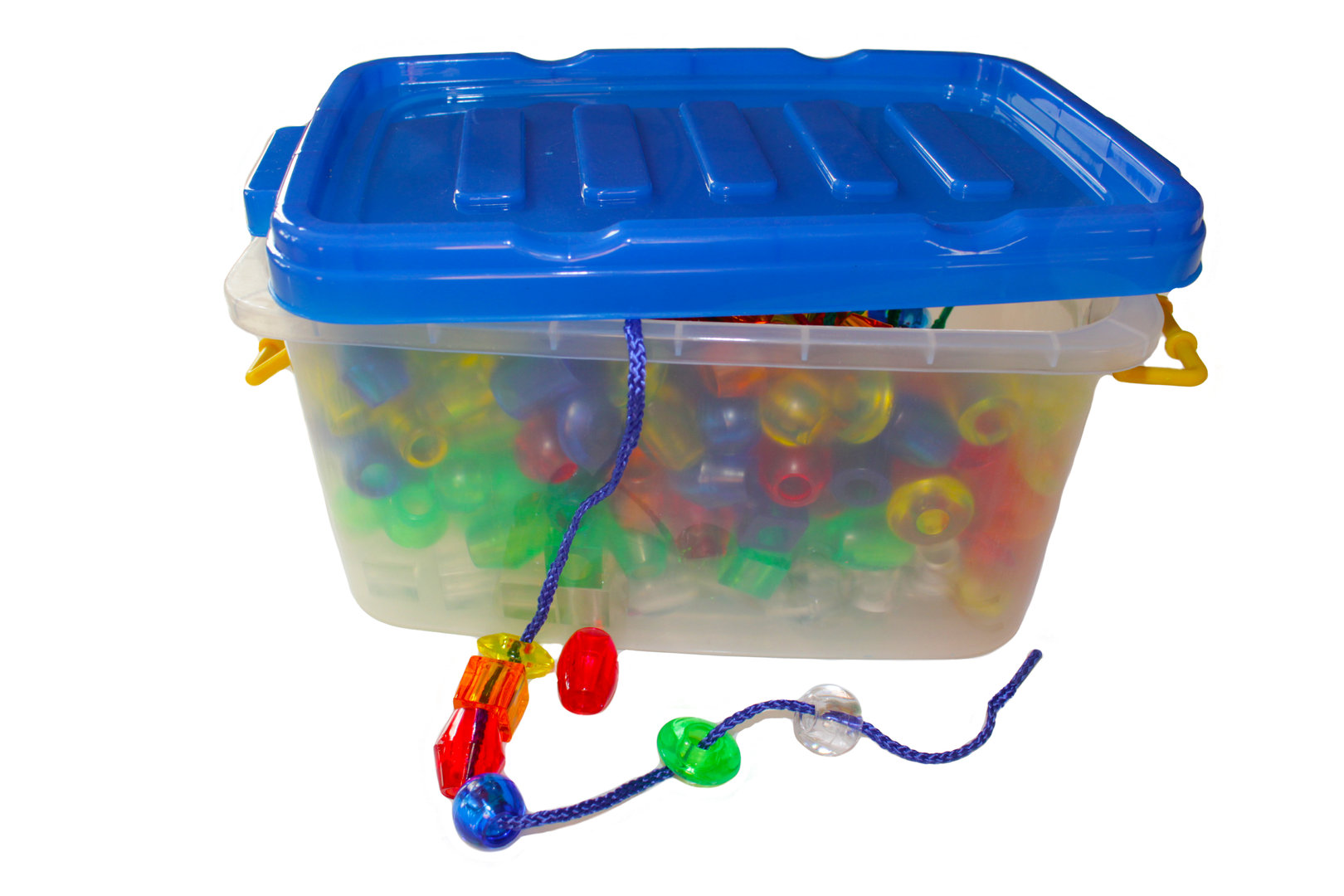 Fädelperlen transparent in der Box