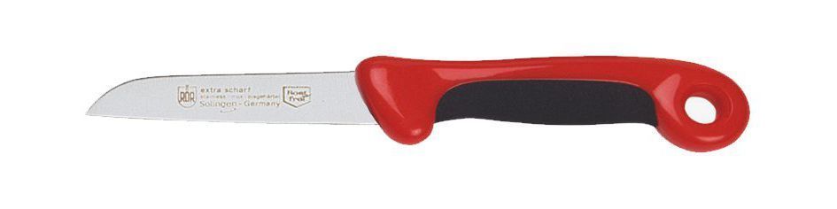 Schälmesser Bicolor rot gerade