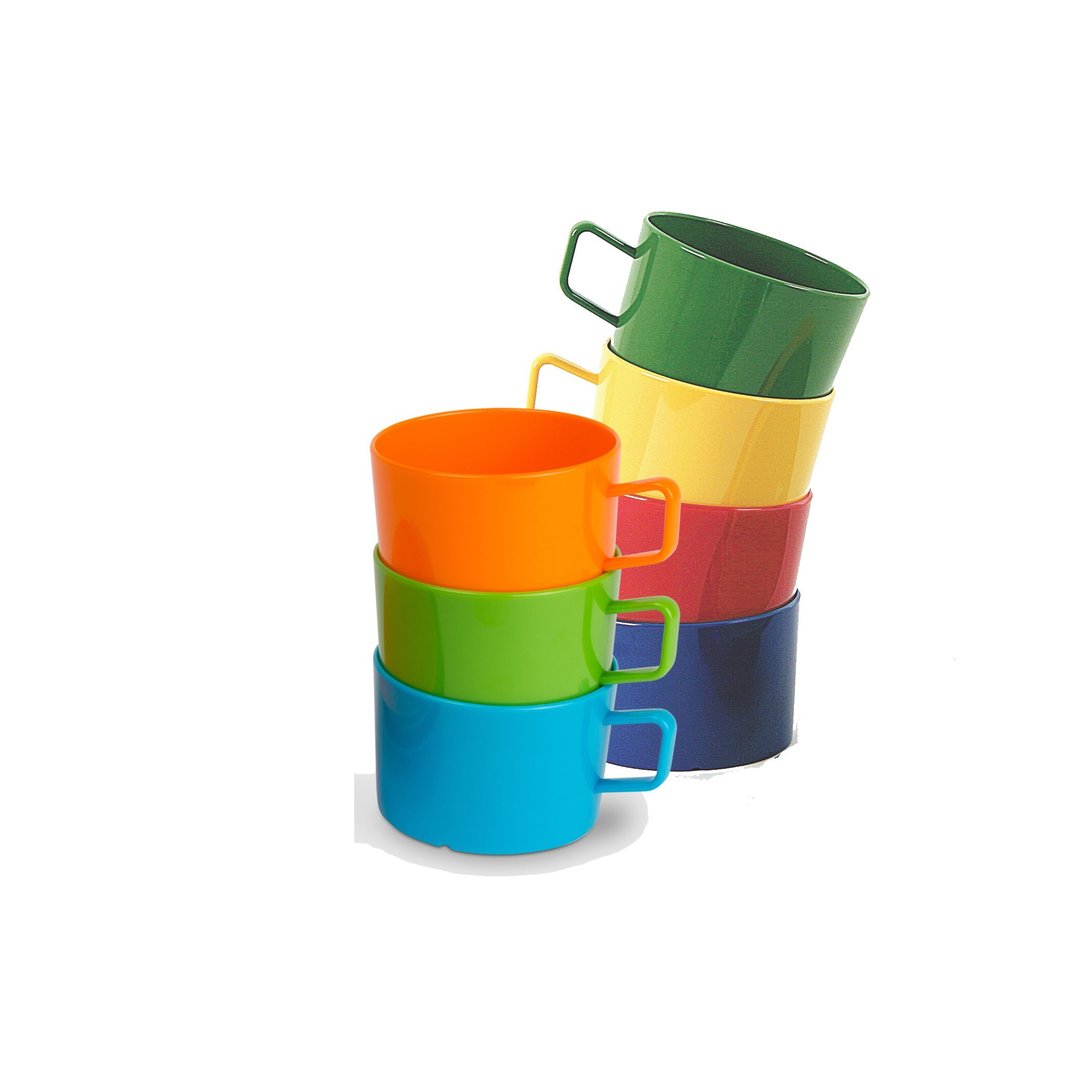 PC Tasse 0,2 l, 8 Farben