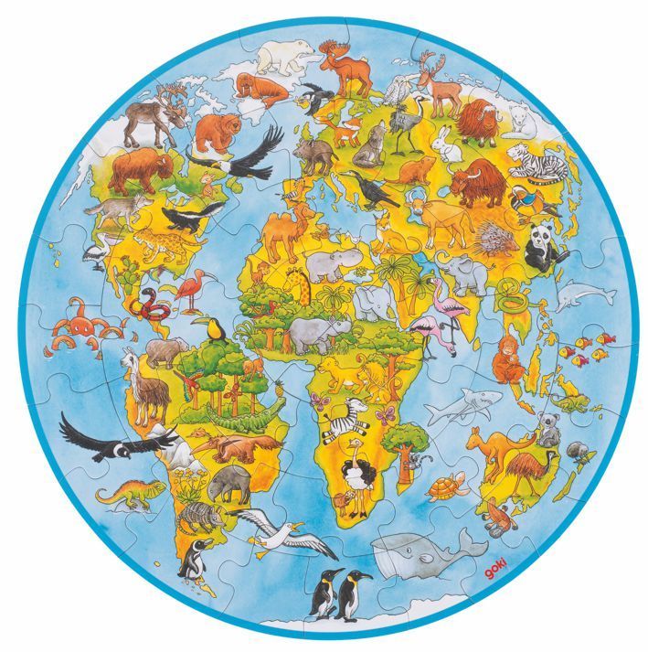 XXL-Puzzle Welt 49 Teile