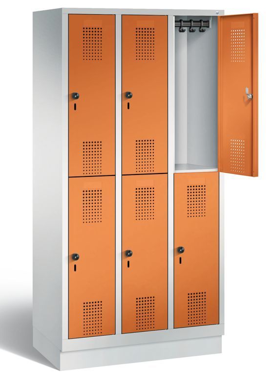 EVOLO Doppelstockspind 6 Fächer, 4 Farben