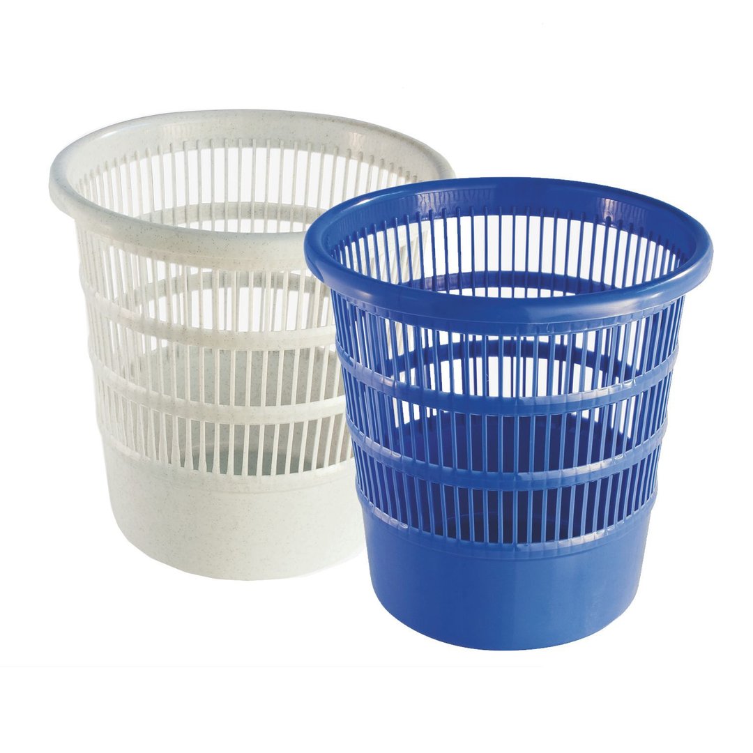 Papierkorb Kunststoff, 2 Farben