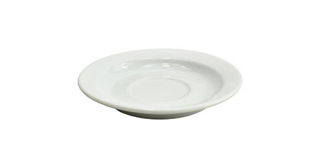 Untertasse 12,0 cm zu Minibecher, Porzellan weiß