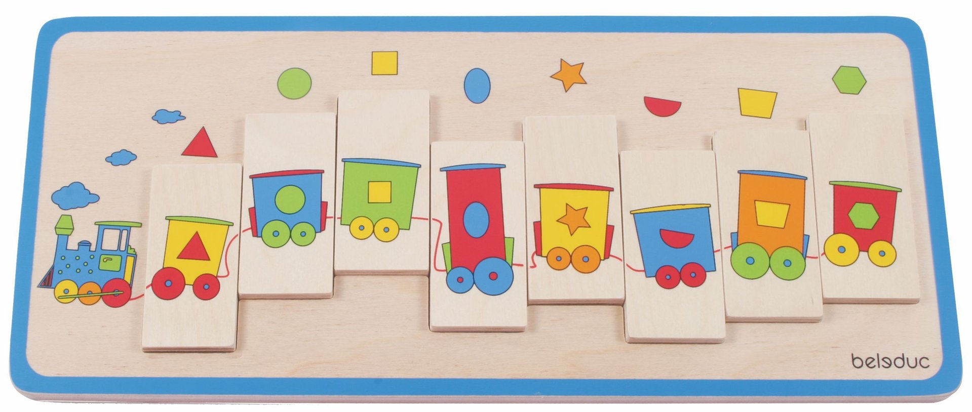 Legepuzzle Formenzug