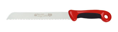 Brotmesser Bicolor rot, 33 cm