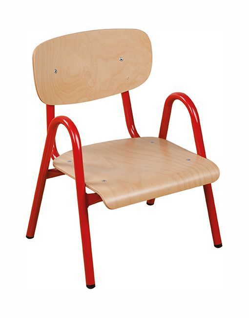 Stuhl Modell 3 KIGA mit Armlehnen in 12 Farben