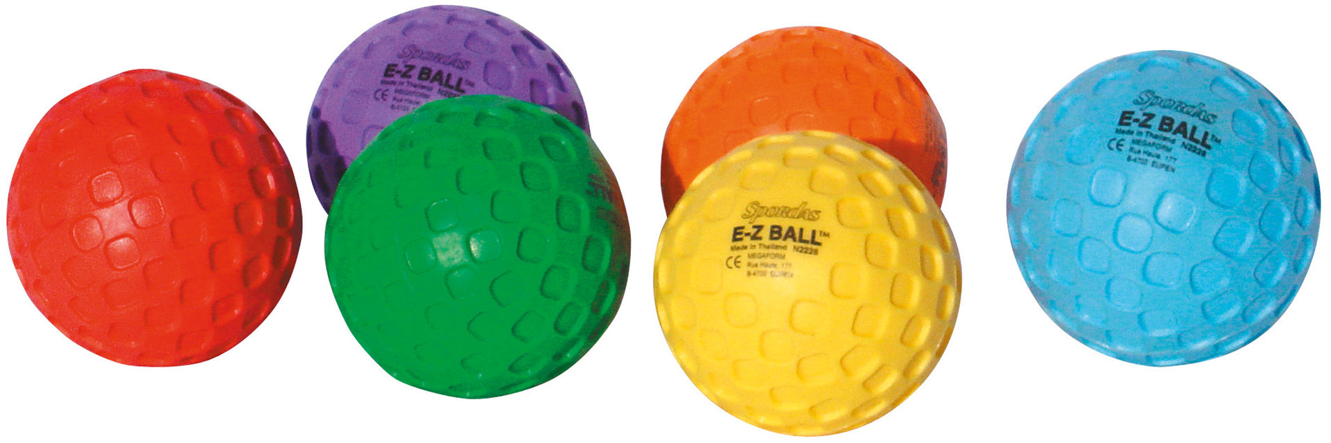 E-Z-Bälle aus Schaumstoff, 6er Set