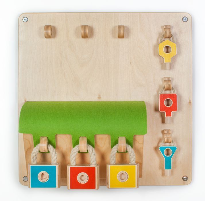 Wandspiel Schatzkiste mit Schlössern