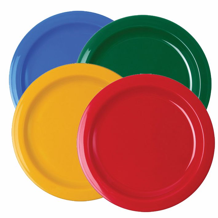 PP Teller flach WACA® 21,5 cm, 4 Farben