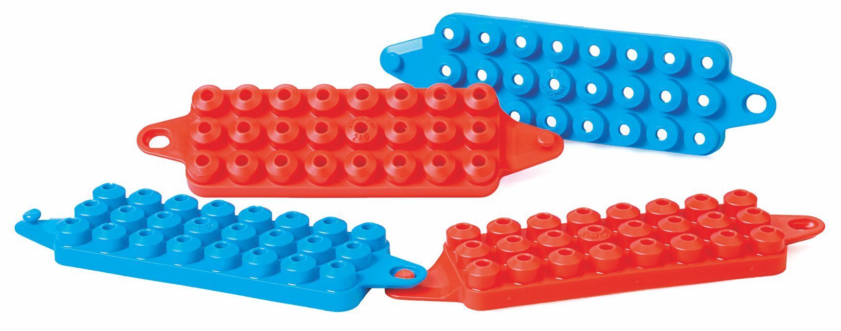 Poly-M Grundplatten mit Anhängekupplung 4 Stück
