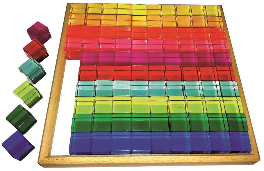 Acryl-Bauwürfel 100 Teile