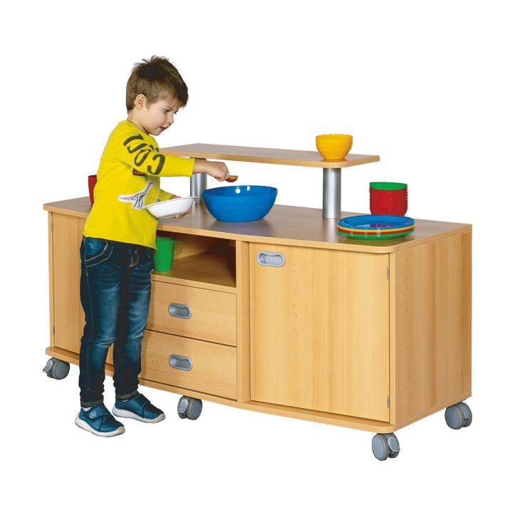 Fahrbare Frühstückstheke, 4 Dekore