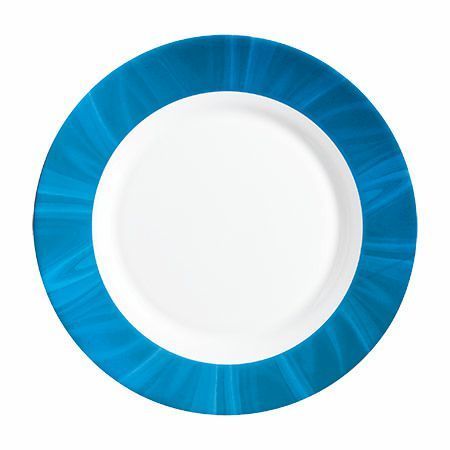Teller tief 23 cm Hartglas Natura Blue