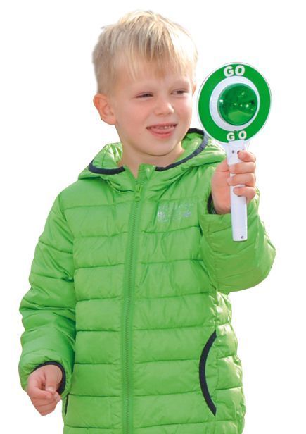 Polizei Kelle mit Licht