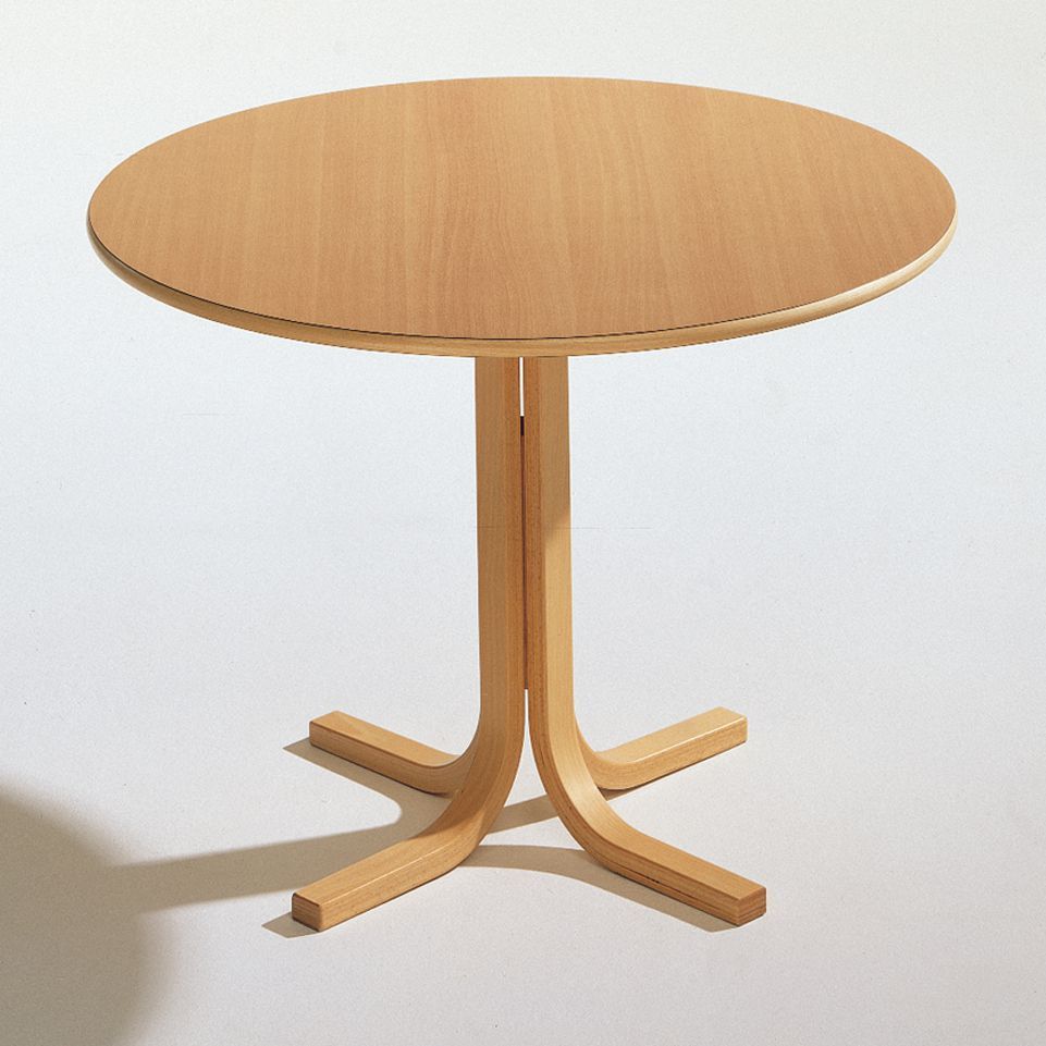 Runder Tisch, Holzgestell, 100 cm