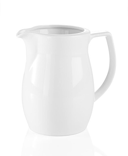 Milchgießer 1,0 L Porzellan, weiß