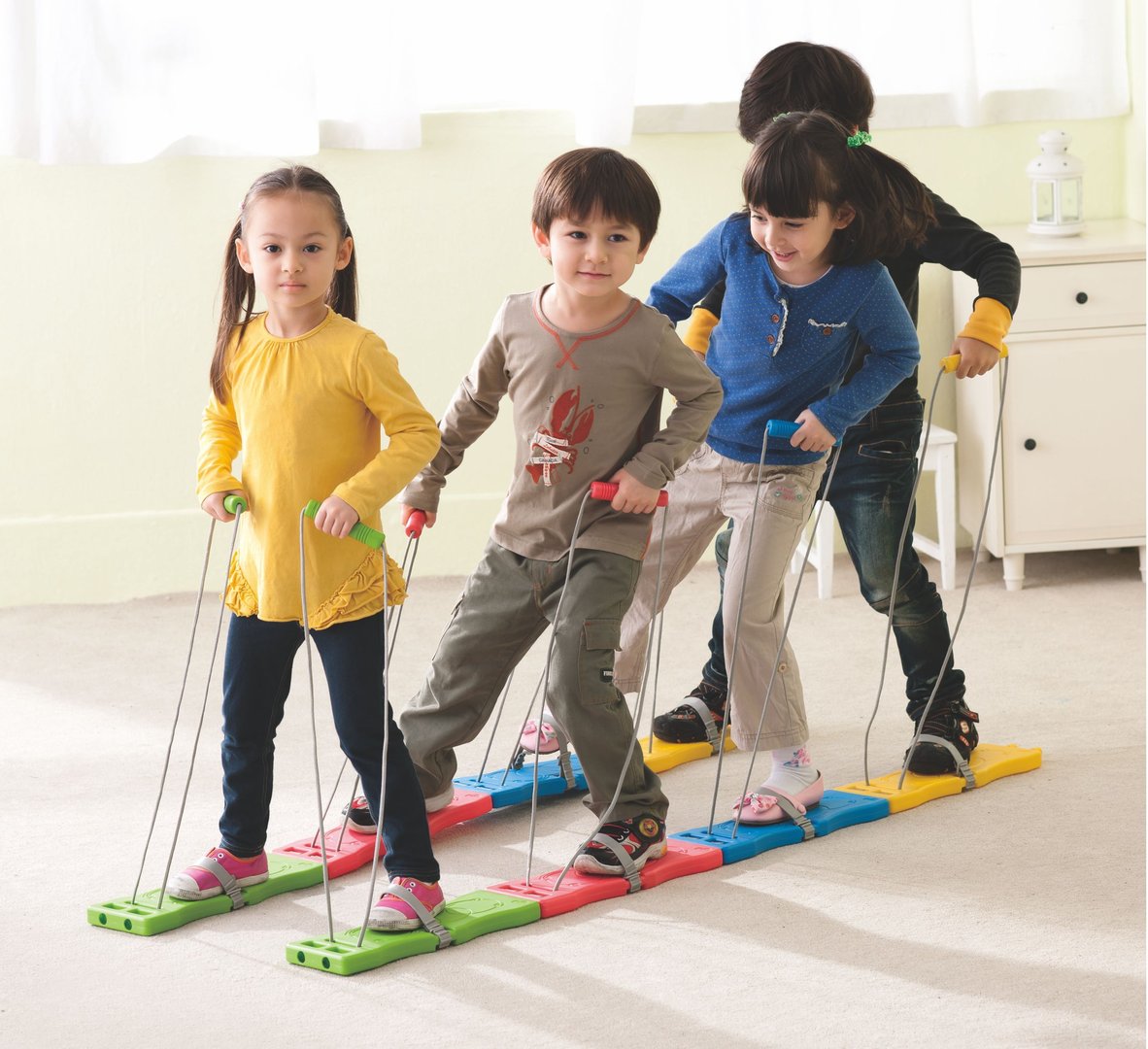 Rasenskier für 1-4 Kinder