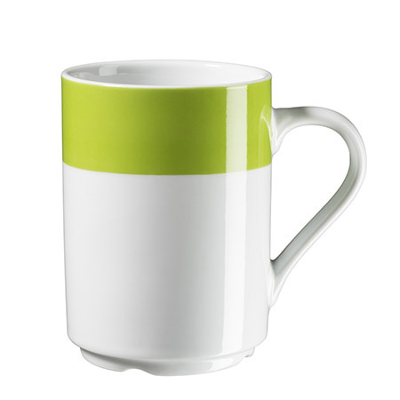 Kaffeebecher COLORATA 29 cl Porzellan, hellgrün