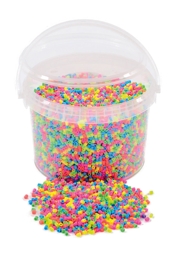 Bügelperlen-Eimer, Pastell, 20.000 Stück