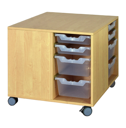 Bau- und Spielinsel A-TOLL mit 16 Boxen