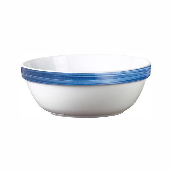 Stapelschale 12,0 cm Hartglas Brush Blue Jean