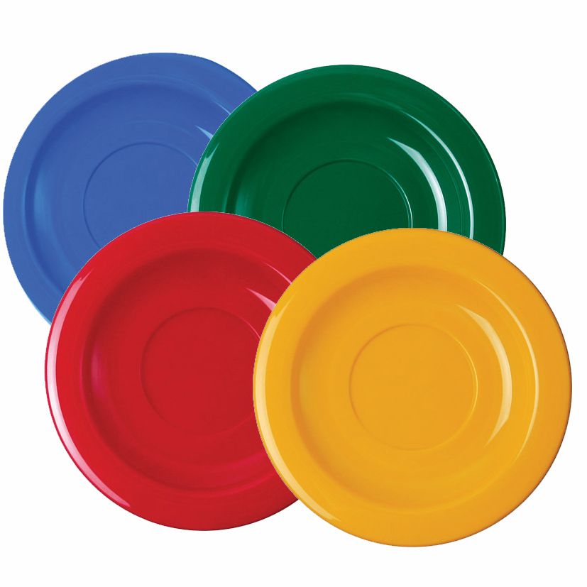 PP Untertasse WACA® 14 cm, 4 Farben
