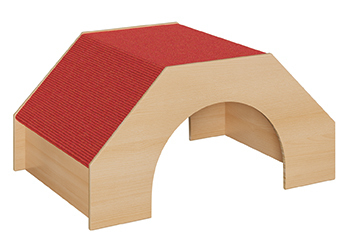 Spielpodest großer Tunnel