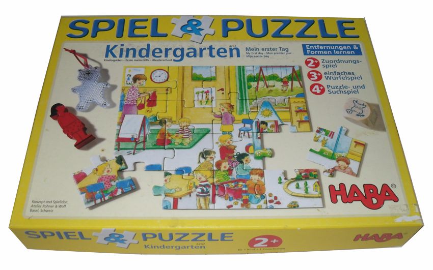 HABA Spiel & Puzzle Mein erster Tag im Kindergarten - gebraucht