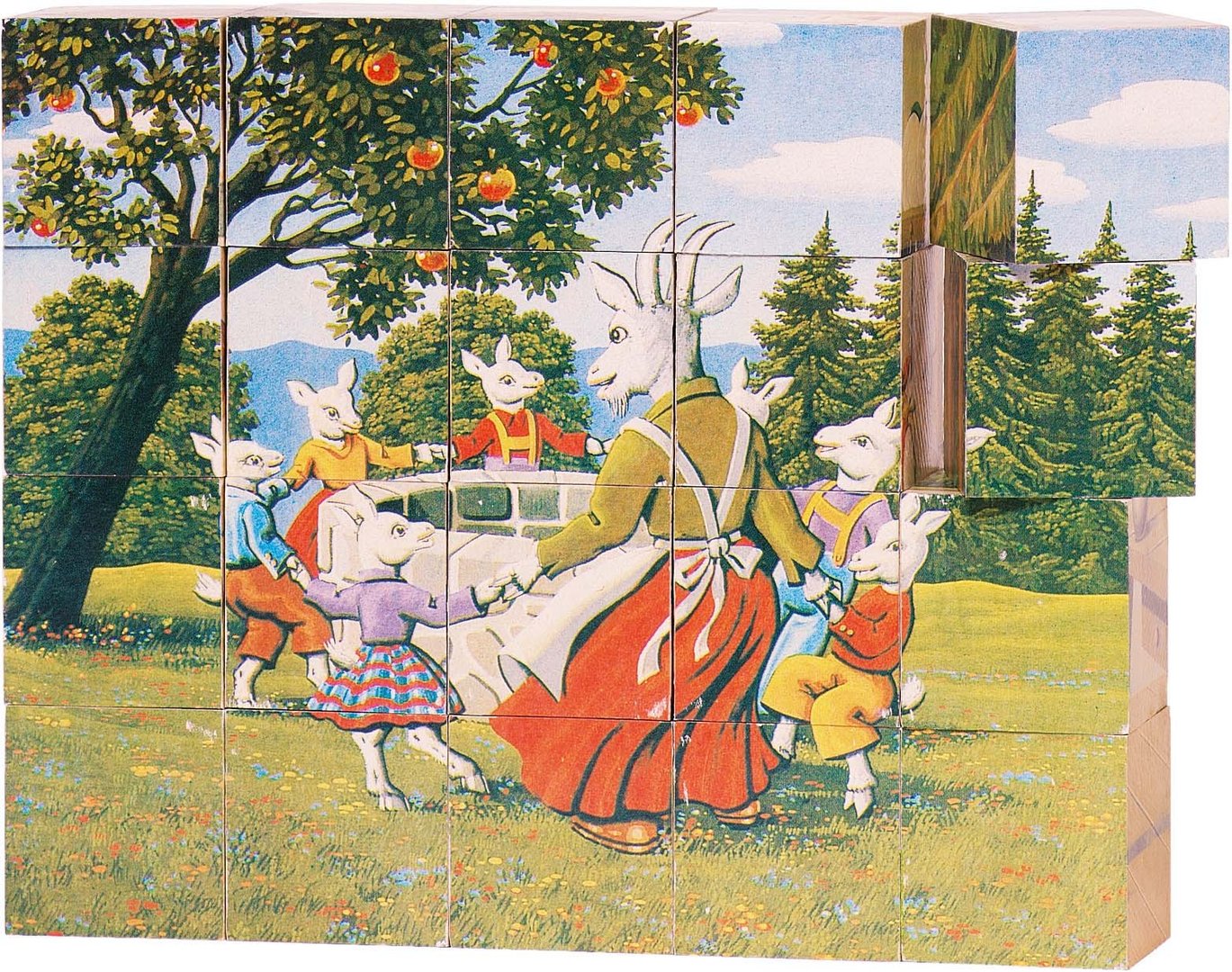 Würfelpuzzle Märchen 20 Würfel