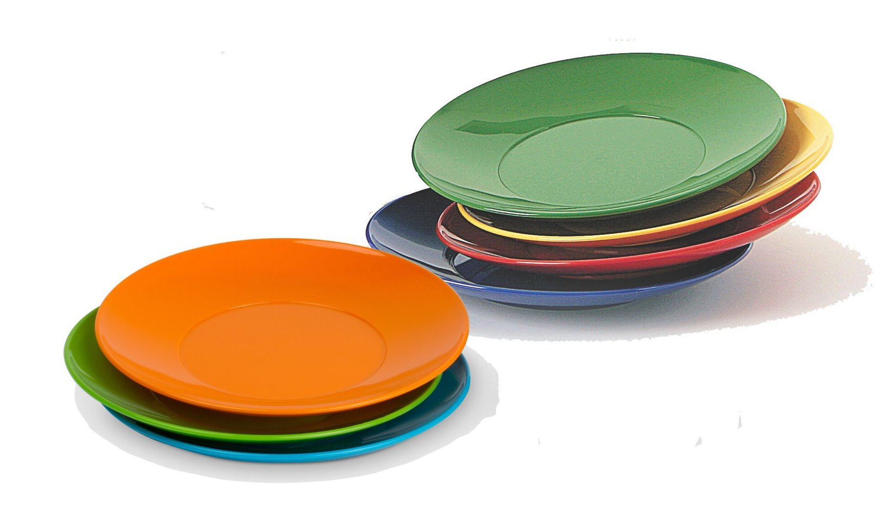 PC Untertasse 13,5 cm, 8 Farben