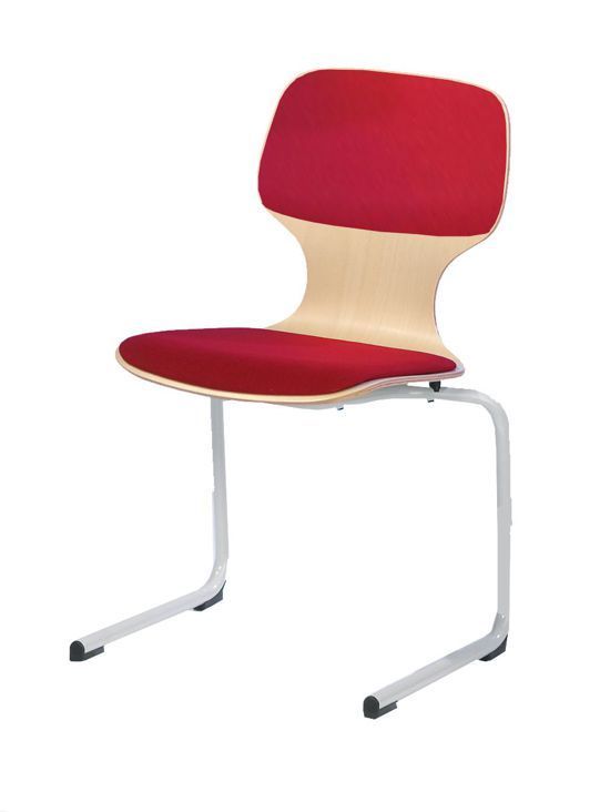 Stuhl Modell 8 mit Sitz- und Rückenpolster