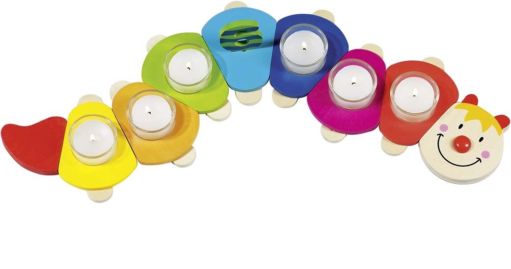 Geburtstagsraupe Camila, Zahlen 1 - 9