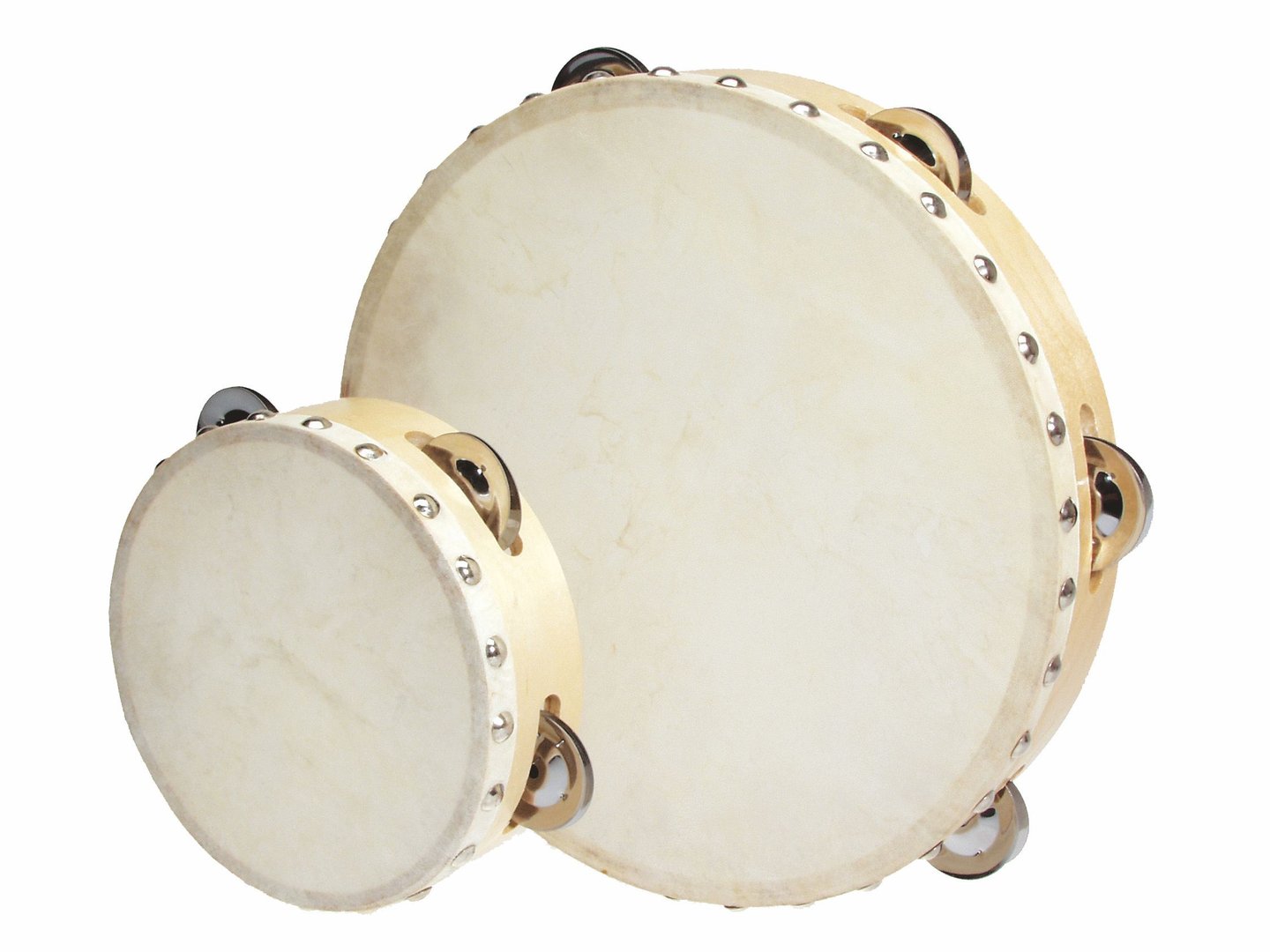 Tamburin mit Schellen 2 Größen